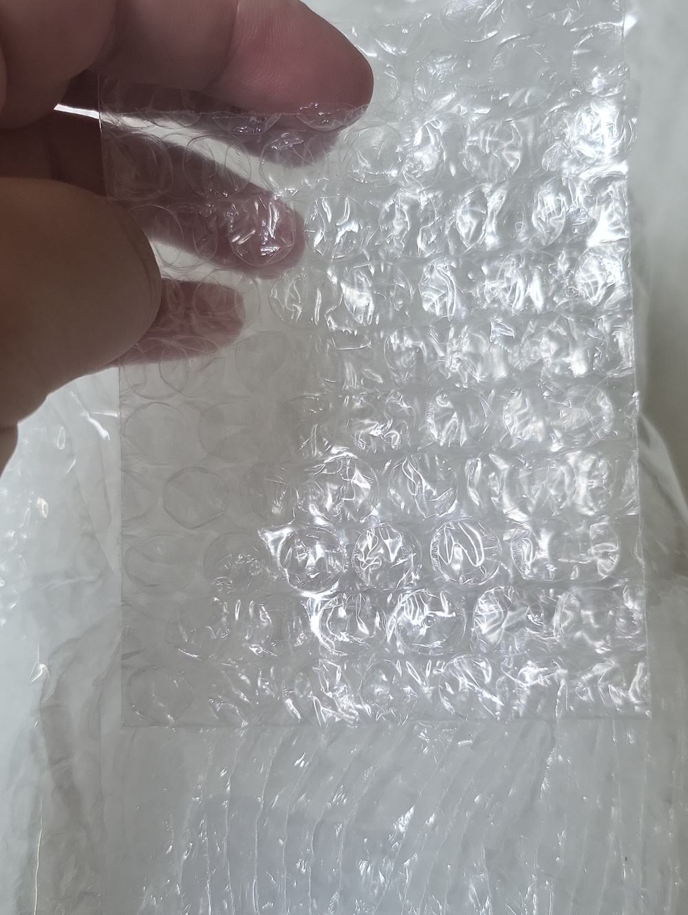 50 Pack Bubble Pouch Bags 3.15" x 3.94" Small Clear Packaging